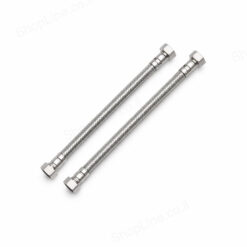 גמיש מתכת 1.00מ' 1/2 – 1/2 מצופה PVC שקוף RY