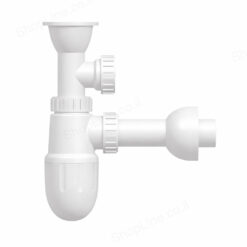 סיפון "1.1/4 עם יציאה למדיח לכיור רחצה ליפסקי 213054 0406