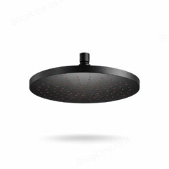 ראש מקלחת פלסטיק HORNET שחור (עגול 23 ס"מ)