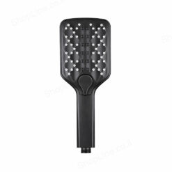 מזלף מקלחת יד שחור מלבני 3 מצבי זרימה TIGER ספרינג