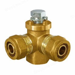 מקשר סיני לפקס תושבת כפולה 90°