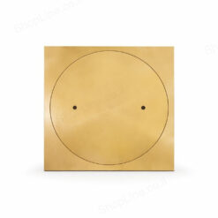 מכסה ניקוז 4 אינץ' נחושת מרובע עם טבעת הברגה