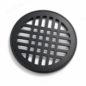 רשת שחור מוברג עגול