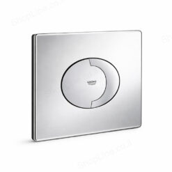 לחצן גרואה עגול 2 צינוריות ניקל אופקי 42305000