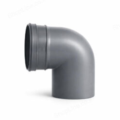 זווית שקע – תקע 32 מ"מ 90 מעלות | אביזר PP לביוב ושפכים