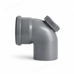 שקע תקע זוית 75 90° עם ביקורת