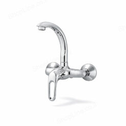 ברז קיר מיקסר פיה עליונה ארוכה IKON דגם 2076