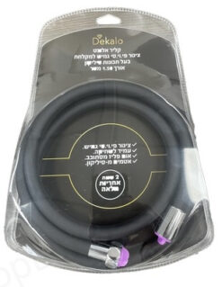 קליר אלגנט – גמיש סיליקון למקלחת – שחור